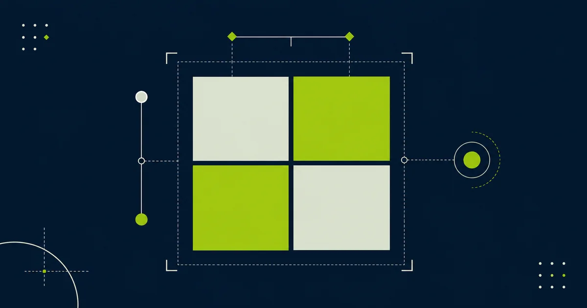 A 2x2 factorial grid highlighting the cell where two factors interact, the effect an A/B test cannot see